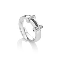 Anello Marcello Pane Donna Letters in Argento Zaffiro ANYL002 - ANYL002
